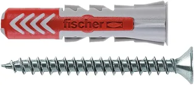 Caja 35 uds. Fischer Tacos y Tornillos DuoPower 5x25mm para Pared y Hormigón