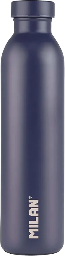 Botella isotérmica de acero inoxidable MILAN 591 ml serie 1918, azul marino