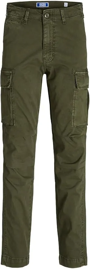 JACK & JONES Jpstace Jjtucker Ama Jnr - Pantalones Tipo Cargo Niños
