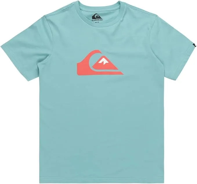 Quiksilver Comp Logo - Camiseta de Manga Corta - Niños 8-16 - Azul