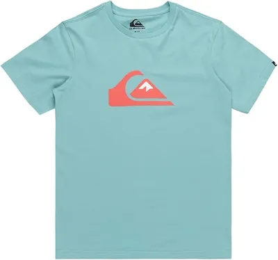 Quiksilver Comp Logo - Camiseta de Manga Corta - Niños 8-16 - Azul