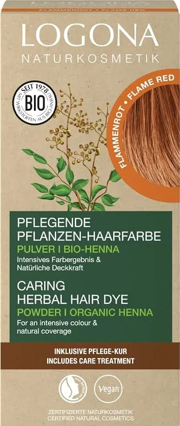 LOGONA Naturkosmetik Tinte vegetal nutritivo para el cabello