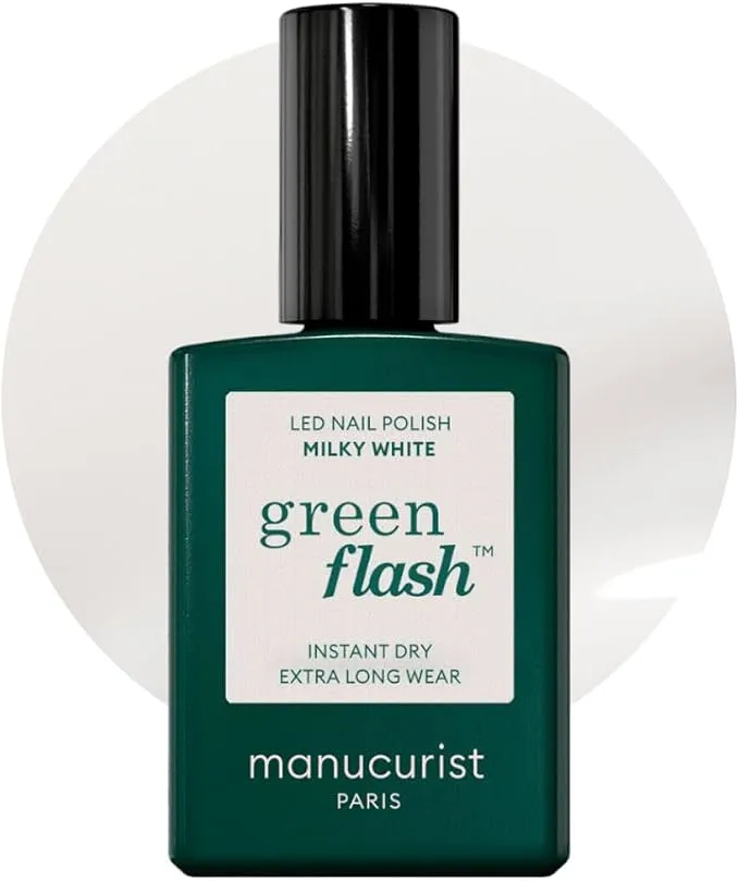 Manucurist Green Flash Pintauñas Semipermanente Milky White - 15 ml