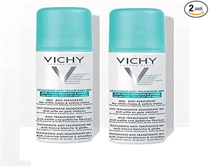 Vichy Desodorante Antitranspirante Antimanchas 48H - Pack de 2 Unidades