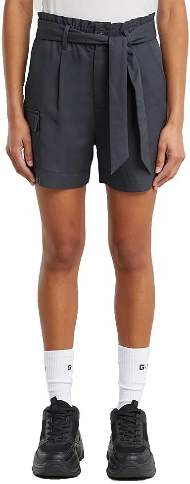 GSTAR PAPERBAG Pantalones Cortos para Mujer