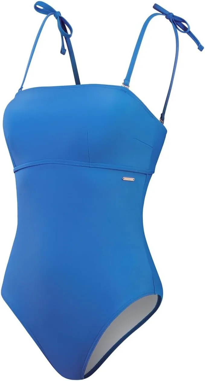 Speedo Shaping Bandeau 1 Piece BaƱador Mujer Azul Talla 40