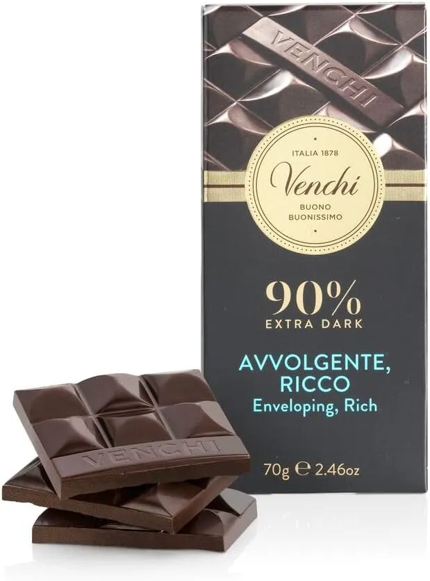 TABLETA EXTRA NEGRA VENCHI 90%