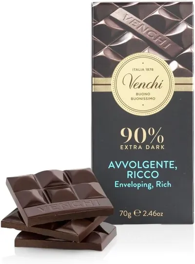 TABLETA EXTRA NEGRA VENCHI 90%