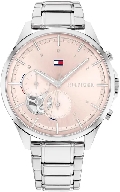 Tommy Hilfiger Reloj Analógico de Cuarzo Multifunción para Mujer