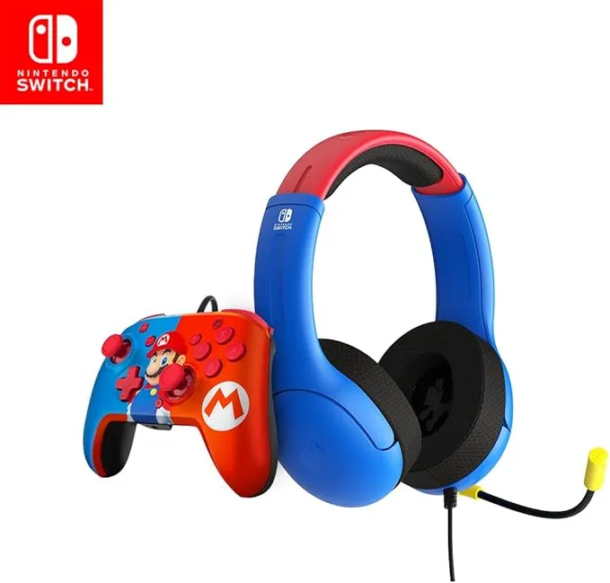 PDP Gaming Pack de Mario con licencia oficial de Nintendo
