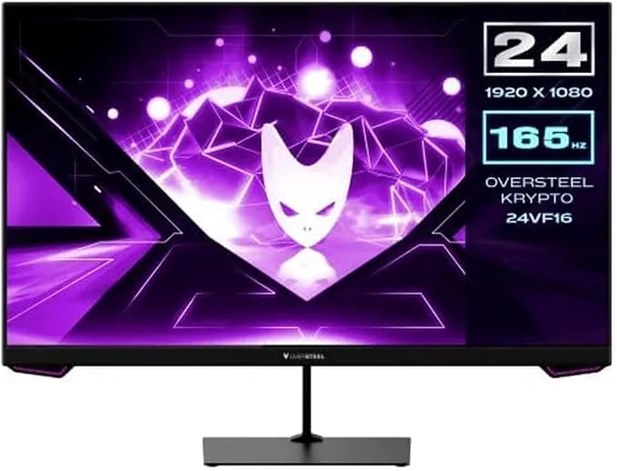 Monitor Gaming LED Oversteel KRYPTO 24'' 165Hz VA Full HD