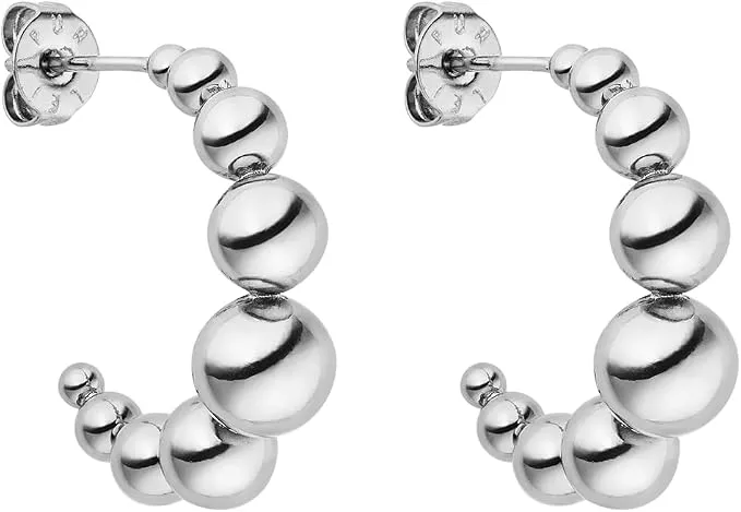 Pendientes PURELEI Bubbly de acero inoxidable para mujer