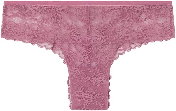 Women'secret Braga Brasileña Ancha Dusty Pink Collection - Talla XL