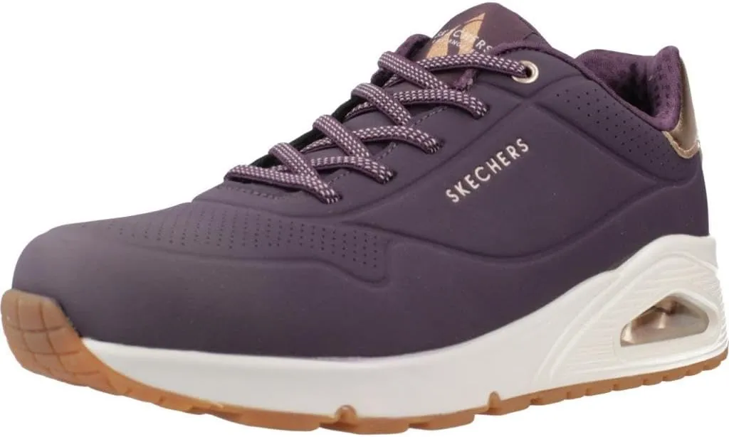 Zapatillas Skechers UNO Shimmer Away con Cuña para Mujer