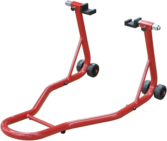 Soporte Universal HOMCOM para Moto con Ruedas y Alta Resistencia