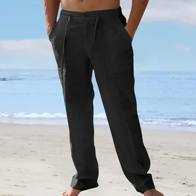 PANTALONES CASUALES LINO