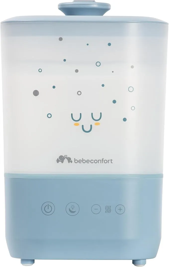 Bebeconfort Humidificador de Aire Cool-Mist con Luz Nocturna LED y Autonomía de 48h