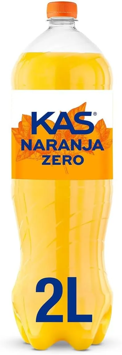 Kas Naranja ZERO Refresco con zumo de naranja - Botella 2L