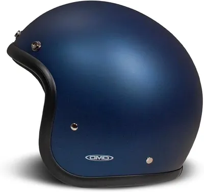 Casco Jet Retro Matt Deep Blue S