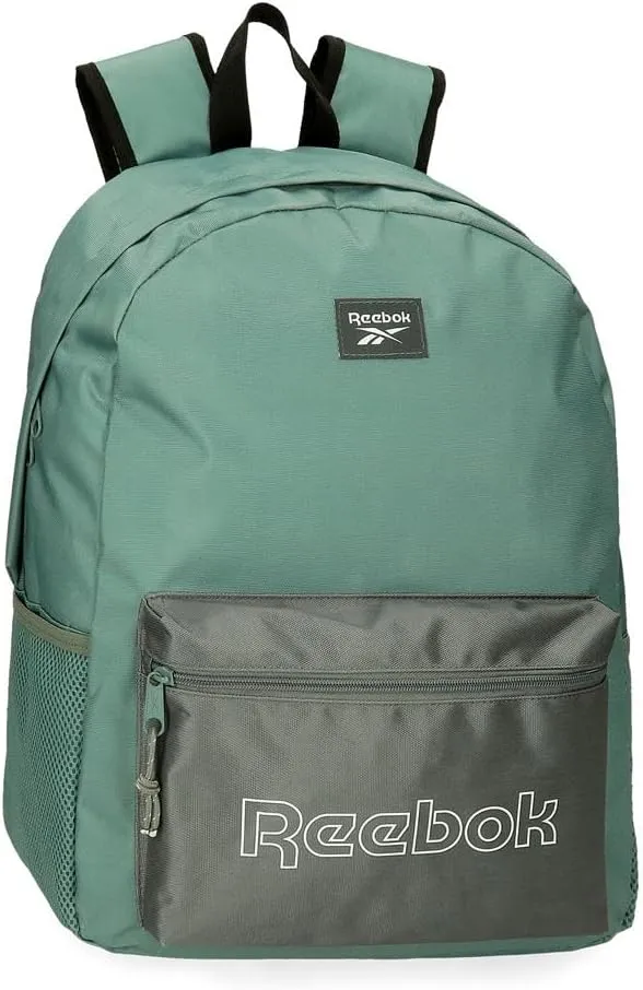 Mochila Casual Reebok Arlo Verde - Compartimento Portátil 15.6" y Diseño Práctico