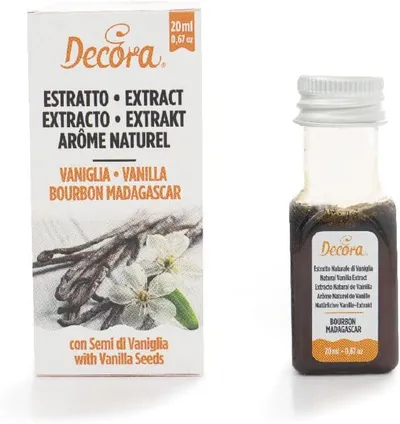 Decora 9450100 Extracto natural de vainilla bourbon madagascar 20 ml