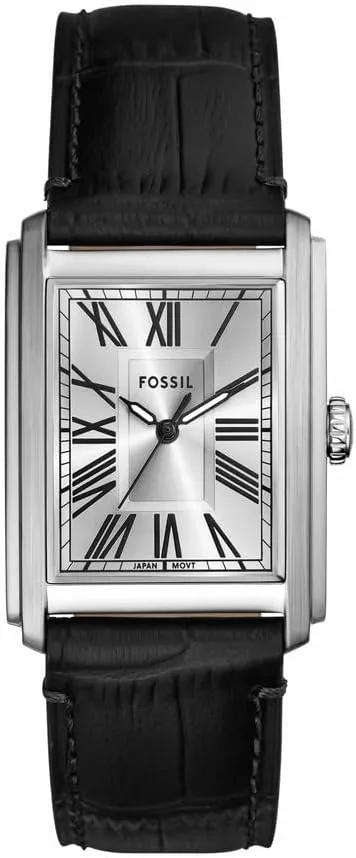 Fossil Reloj Carraway para Hombre con Correa de Piel o Acero Inoxidable