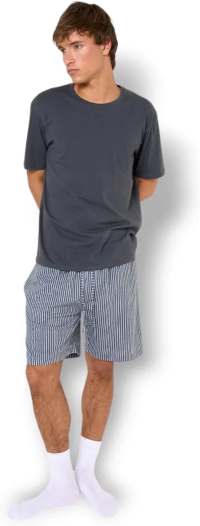 PIJAMA HOMBRE VERANO TRAMAS+