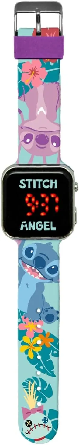 Reloj LED Stitch Tropical