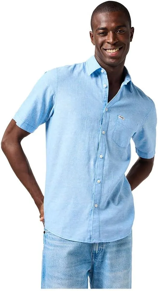 Camisa Wrangler para Hombre - Corte Regular - Pacific Blue
