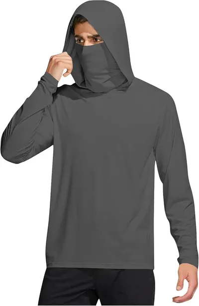 Sun Hoodie - Camiseta de manga larga para hombre