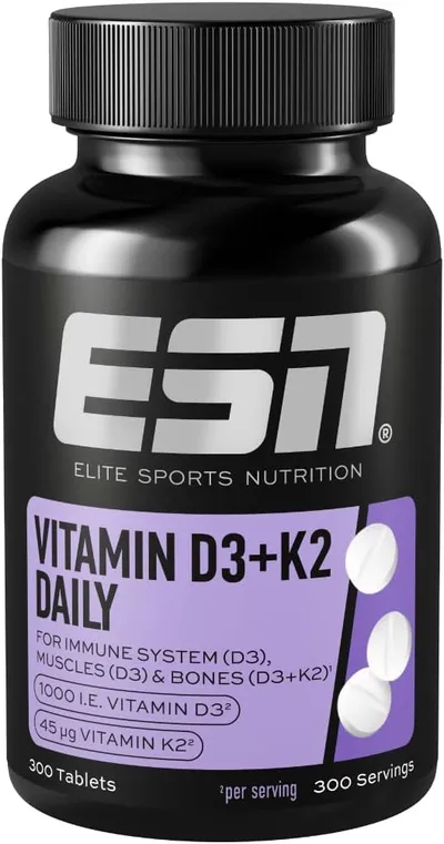 ESN Vitamina D3 + K2 Daily, 300 tabletas