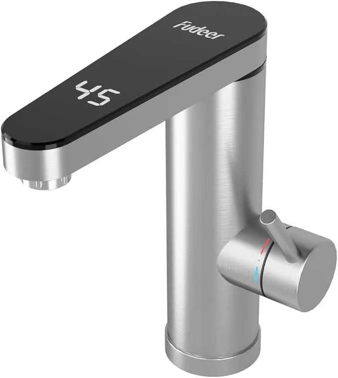 Grifo Calentador de Agua Eléctrico Fudeer con Pantalla Digital 3.3KW