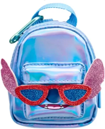 Cefa Toys Real Littles Mochila Mini Disney Stitch Holográfica con 6 Accesorios