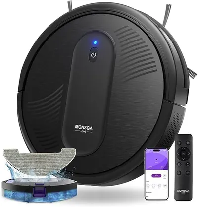 MONSGA Robot Aspirador y Fregasuelos