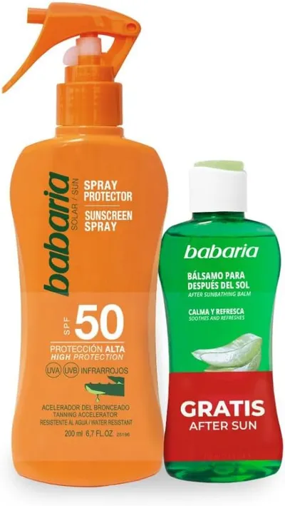 Babaria - Protector Solar 50 en Spray + After sun