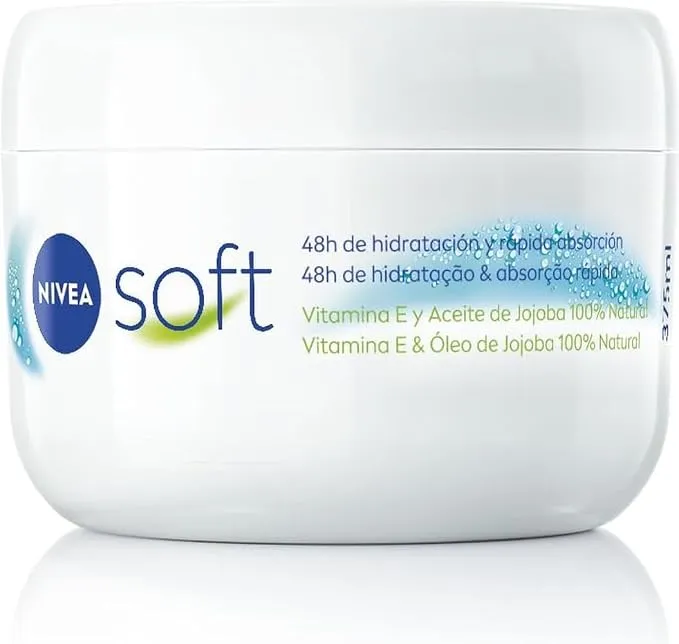 NIVEA Soft Crema Hidratante con Aceite de Jojoba y Vitamina E