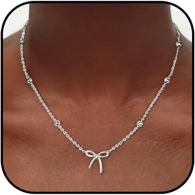 NELYTIYA Collar Plata Lazo Colgante con 50% Dto.
