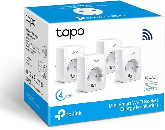Mini enchufe inteligente Tapo P110 pack de 4