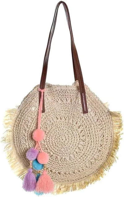 DKD Home Decor Bolso Color Natural