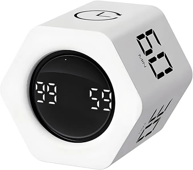QUMOX F6 Temporizador Pomodoro Ultrarrápido con USB-C