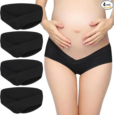 ACWOO 4 Paquetes Bragas de Maternidad para Mujer