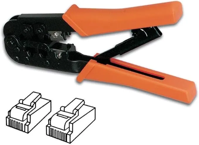 Toolland Alicates Multifuncionales para Conectores Modulares RJ11, RJ12 y RJ45