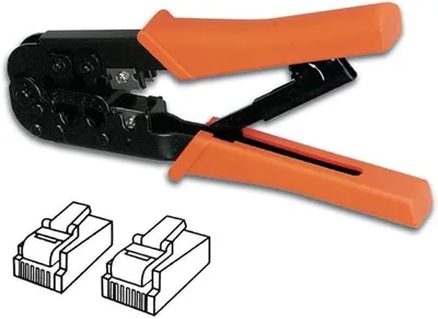 Toolland Alicates Multifuncionales para Conectores Modulares RJ11, RJ12 y RJ45