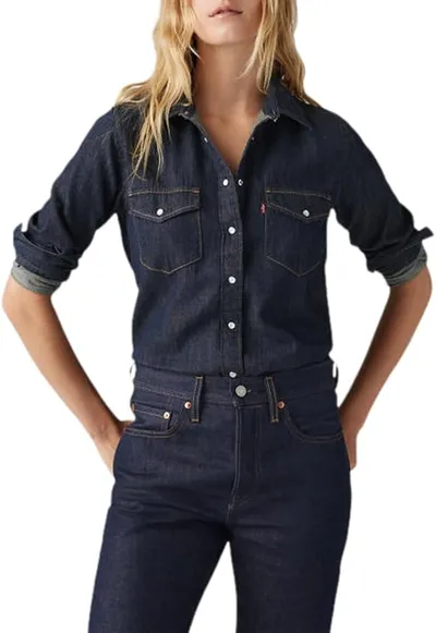 Levi'S Camisa de Mujer Iconic Western, Today'S News, XL