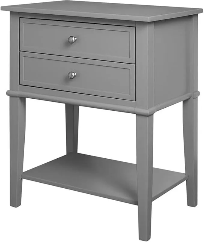 Ameriwood Home Mesa Auxiliar Franklin con 2 cajones