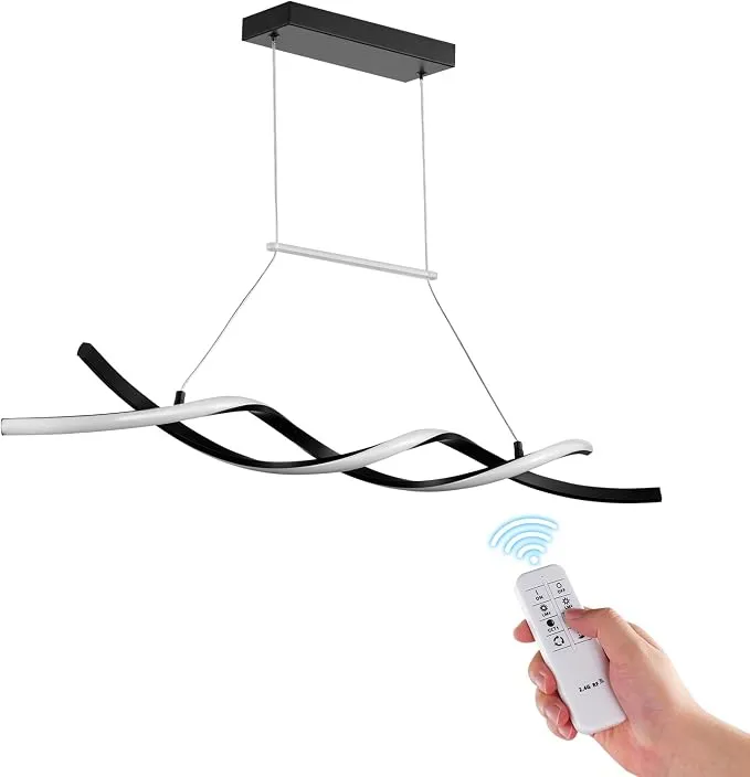Lámpara Colgante LED Moderna VEVOR Regulable 24W con Control Remoto