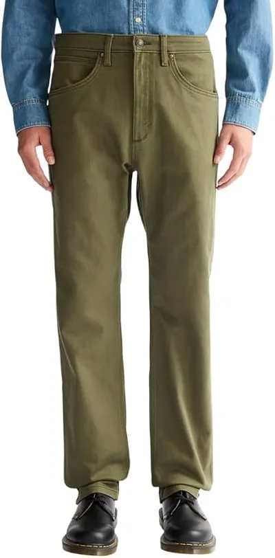 Pantalones para Hombre - WRANGLER Peak Comfort 5 PKT Olive Night