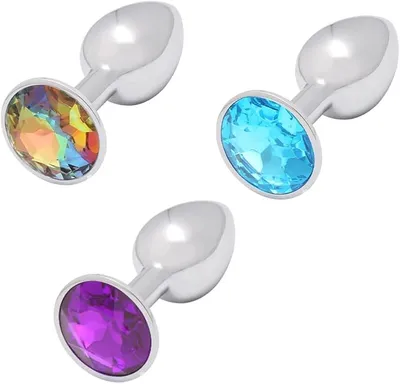 Pack 3 Plugs Acero Inoxidable