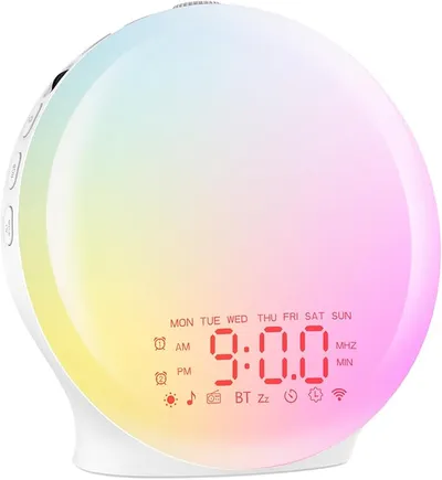Reloj Despertador Luz Bluetooth