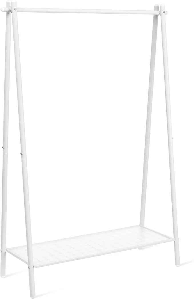 Burro de Ropa SONGMICS HSR023W01 Acero Robusto con Estante Organizador